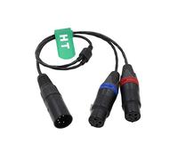HangTon Mic Stereo Audio Cable for Sony Venice ARRI Alexa LF SXT Amira Varicam Camera 2 XLR 3 Pin to 5 Pin