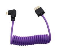 HangTon Micro HDMI to HDMI 4K 8K 60p Cable for ATOMOS Ninja V Ultra Canon R6II R5C R5 R100 R7 Sony ZVE-10 A7C A7RIV Lumix S5 S9 GH4 Camera Teradek, Type A to Type D
