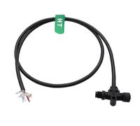 HangTon NMEA 2000 Network Electrical Power Drop Cable, T-piece Tee Connector 5pin for Marine Boat, Lowrance, Garmin, Airmar, Maretron, Raymarine, Simrad, Navico, 12/24V 4A, 1m