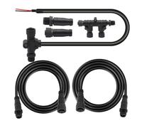 HangTon NMEA 2000 Network Starter Kit, Backbone Drop Cable, Terminator, T-Connector, Power Leads for Lowrance, Garmin, Airmar, Maretron, Raymarine, Simrad, Navico, Humminbird Marine Boat Sensor