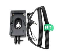 HangTon NP-F970 Battery Adapter to BMPCC 4K 6K Pro 12V Coiled Power Cable for Sony Blackmagic Pocket Cinema Camera