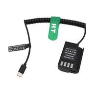 HangTon PD USB C Power for Panasonic Lumix GH6, G9, G9M2, S5, S5 II, S5 IIX, GH5 II, GH5S DSLR Camera 9V/12V Type-C to DMW-BLK22 DCC17 Dummy Battery