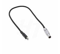 HangTon Power Cable 0B 2pin to Micro USB 30cm for ARRI Alexa Z CAM E2 Camera 12V to Tilta Nucleus-Nano Motor
