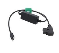 HangTon Power Cable D-tap to USB Type C 5V 2A for Blackmagic Micro HDMI Converter Sound Devices MixPreII Cine Eye Wireless Transmitter 60cm