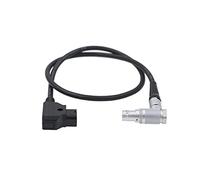 HangTon Power Cable for Canon C300 Mark II, C200 C500 Camera, D-tap Female Right Angle 4 Pin Flexible