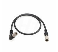 HangTon Power Cable Male Hirose 4 Pin to Male Hirose 4 Pin for Sound Devices MixPre 688 Mixer Zoom F8 Recorder 50 cm, Right Angle to Straight