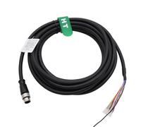 HangTon Power IO Cable for KATHREIN RRU ARU Zebra Code Reader, M12 A-Code 12 Pin Male to Flying Leads 20m