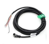 HangTon Power IO Cable for Zebra FXR90 KATHREIN RRU ARU 4000 7700 8500 RFID Code Reader, Machine Vision Encoder Actuator Sensor Automation, M12 A-Coded 12 Pin Male Right Angled to Flying Leads 10m