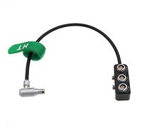 HangTon Power Splitter 24V for Sony Venice 2 ARRI Alexa RED Camera Right Angle RS 3 Pin Male to 2 x 0B 2-pin 1 x Fischer RS 3 Pin Female 30cm