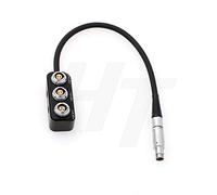 HangTon Power Splitter Cable Box RS 3 Pin Male to 2 x 0B 2-pin 1 x Fischer RS 3 Pin Female