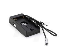 HangTon Power Supply U60 Battery Mount Plate to 2 Pin Cable 14.8V for BMPCC 4K 6K Blackmagic Pocket Cinema Camera