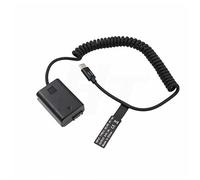 HangTon QC PD 9V USB C to NP-FW50 DC Coupler Dummy Battery for Sony A7 A7II A7S A7SII A7R A7R2 A6500 A6300 A6000 A5100 NEX Series Camera
