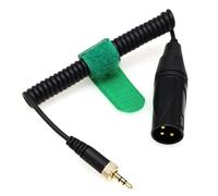 HangTon Receiver Audio Cable for Sennheiser EK500 G4 Sony UWP D21 URX Deity to C300 XF605 Sony FX9 Camera Sound Devices Mixer, Locking 3.5mm 1/8" to XLR 3 Pin