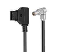 HangTon RED Komodo 6K Camera Power Cable D-tap to Right Angle 2 Pin Female 50cm