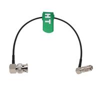 HangTon Right Angle DIN 1.0/2.3 to BNC 3G SDI Cable for Blackmagic Hyperdeck Shuttle ATEM DeckLink Studio Camera Video Assist Monitor AJA kona 4 RG174/U 30cm