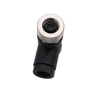HangTon Right Angled Micro 5 Pin Female Field Connector for NMEA 2000 Network Sensor, DeviceNet, Lowrance, Garmin, Maretron, Raymarine, Simrad, Navico, Marine Boat, Waterproof