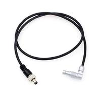 HangTon Rotated Right Angle 2 Pin to Locking DC Power Cable for Z CAM E2-F6 and Alexa Camera to Atomos Shogun Flame Monitor