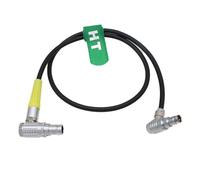 HangTon Run Stop Power Cable for Preston MDR3 MDR-4, for Sony Venice ARRI Alexa LF SXT RED DSMC2 Camera, Right Angle 10 Pin to Fischer 3 Pin RS, 60cm