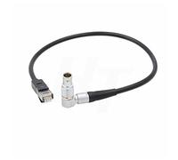 HangTon Teradek COLR Cat5e Ethernet RJ45 Cable to ARRI Alexa Mini Camera 10-Pin Connector (40 cm, rotate right angle 10pin)