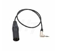 HangTon TimeCode Cable for Tentacle Sync to Sony FS7 / Canon C100 Camera Hyperdeck Studio 3.5mm to XLR 3 Pin Male 16''