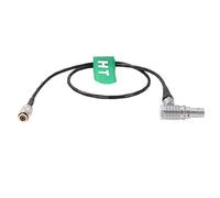HangTon Timecode Cable UltraSync ONE DIN1.0/2.3 to 0B 5 Pin Right Angle for ARRI Alexa and RED Camera (DIN to 5pin angled)