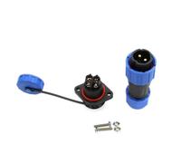 HangTon TY16 2 Pin 16A Aviation Waterproof Power Connector, Male Female Plug Socket, Screw Terminal for Outdoor Solar Truck Device