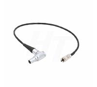 HangTon UltraSync ONE Timecode Cable for RED KOMODO V-RAPTOR Camera 25cm, DIN1.0/2.3 to Right Angle 9 Pin
