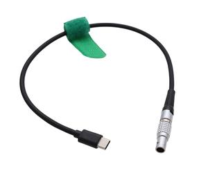 HangTon USB-C Power Cable for DJI RS4 RS3 Pro RS2 Gimbal to Tilta Nucleus-M Motor Wireless Follow Focus Lens Control, USB Type-C Gimbal to 7 Pin 30cm