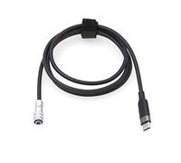 HangTon USB C Power Cable for PD Power Bank/DJI RS2 to Blackmagic Design BMPCC Pocket Cinema Camera 4K 6K 1m