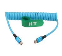 HangTon USB-C to Type-C 240W High-Speed Charging, Data Cable for Pixel 8, iPhone 15 16 17, SONY XPERIA XZ2, Pixel 9/8, Samsung, iPad, MacBook Pro, Laptop, DSLR, Braided Coiled 1m