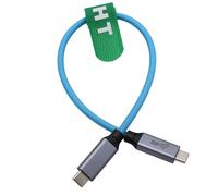 HangTon USB Type C USB-C Fast Data Charging Cable for Samsung SSD Blackmagic 4K Camera ZCAM Canon R6II Sony A7C FX3 Camera MacBook iPhone 15 Pro Laptop Monitor, Braided 30cm