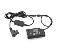 HangTon V-mount D-tap to Dummy Battery DMW-DCC16 DC Coupler for Panasonic Lumix DC-S1 S1M S1H S1R S1RM Camera