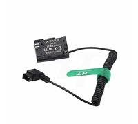 HangTon V-mount D-tap to LP-E6N Dummy Battery for Canon EOS R5 R5C R6 R7 R 5D3 5D 6D 7D II BMPCC 4K Camera, Zacuto EVF, Coiled Cable