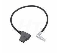 HangTon V-mount D-tap to Rotatable 2 Pin Male Right Angle Power Cable for Z CAM E2-M4 E2-S6 E2-F6 E2-F8 6K Cinema Camera