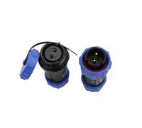 HangTon Weipu SP13 2 Pin Waterproof Electrical Connector, Male Female Cable Plug, IP68 Aviation Circular 13A 250V for Outdoor AC DC Power
