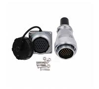 HangTon WS28 24 Pin 5A Male Plug Female Socket Aviation Circular Power Connector Bulkhead Solder Outdoor Automotive Solar