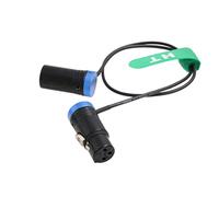 HangTon XLR 3 Pin Male to Female Audio Cable for Sound Devices 788T 552 Zoom Zaxcom Canon Sony Camera Recorder Mixer Microphone, Right Angle Blue 1M