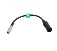 HangTon XLR 4 Pin Power Cable for RED Komodo-X V-Raptor Scarlet Epic Dragon-X DSMC2 DSMC3, DJI Ronin 4D Camera Transmission,Female 4+2 6 Pin 30cm