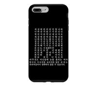 Hangul Letters Korean Alphabet Korea Culture Souvenir Case for iPhone 7 Plus/8 Plus