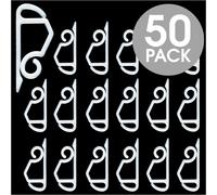 Hangups Hang Ups Clear Gutter & Shingle Hooks 50/Pack Hangups Clear