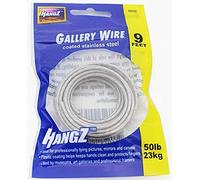 HangZ 80050 Gallery Wire is Coated Stainless Steel 9ft 50lb