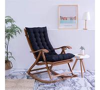 High Back Chair Cushion Wooden Rocking Relaxer Pads Portable Thick Soft Summer Sun Lounger Cushion Seat Cover for Travel Holiday Indoor Outdoor