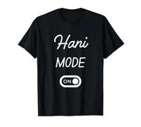 Hani Mode On Name Value Graphic T-Shirt, Men, Black, XL