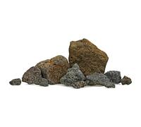 Hanicks Aquarium Stones Fish Tank Rocks Natural Decoration for Aquascaping (Galapagos Stone, 1KG)