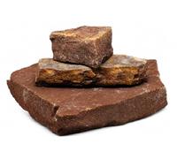 Hanicks Aquarium Stones Fish Tank Rocks Natural Decoration for Aquascaping (Red Slate, 5KG)