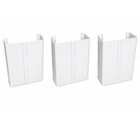 Hanicks HAN-BB1 White Boiler Box Pipework Cover H500mm x W400mm x D75mm