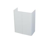 Hanicks HAN-BB1 White Boiler Pipework Cover CUB1 H 500mm x W 400mm D 75mm