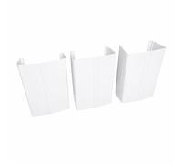 Hanicks HAN-BB2 White Boiler Box Pipework Cover H500mm x W400mm x D150mm (Alternative Replacement for Talon CUB2/500)