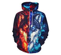 HaniLav Men's Txfc0034 Hooded Sweatshirt