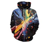 HaniLav Men's Txfc0034 Hooded Sweatshirt